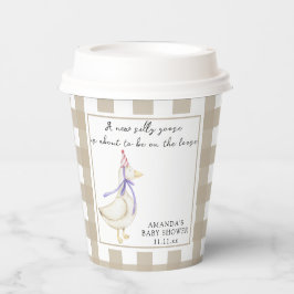 Vasos De Papel Baby Shower de Silly Goose
