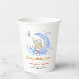 Vasos De Papel Baby Shower de Theme Boy Nautical