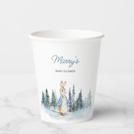 Vasos De Papel Baby Shower de Winter Rabbit