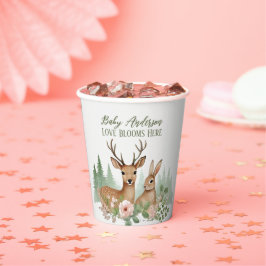 Vasos De Papel Baby Shower de Woodland Animals