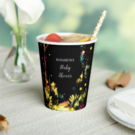 Vasos De Papel Baby Shower de Woodland encantado