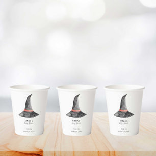 Vasos De Papel Baby Shower Halloween otoño plato simple