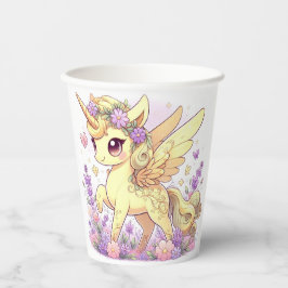 Vasos De Papel Baby Shower magico unicornio