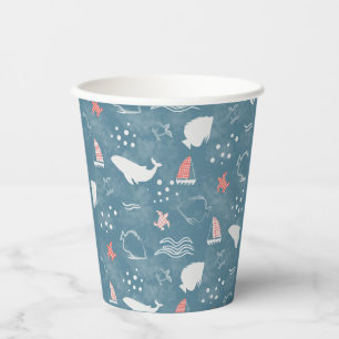 Vasos De Papel Baby Shower Nautical Under the Sea