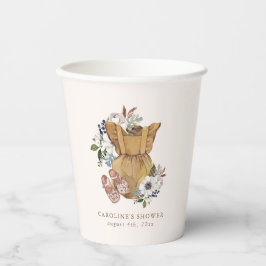 Vasos De Papel Baby Shower Neutral Boho Nursery