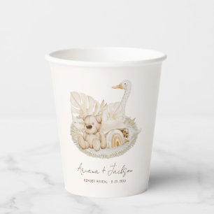 Vasos De Papel Baby Shower Neutral Boho Nursery