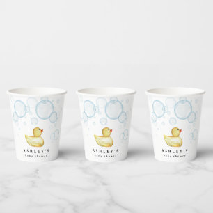 Vasos De Papel Baby Shower Rubber Ducky