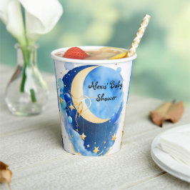 Vasos De Papel Baby Shower Stars and Moon