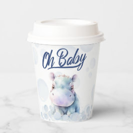 Vasos De Papel Baby Shower Temático Hippo