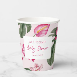 Vasos De Papel Baby Shower tropical