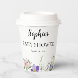 Vasos De Papel Baby Shower Wildflower
