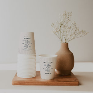 Vasos De Papel Bachelorette Coastal Cowgirl