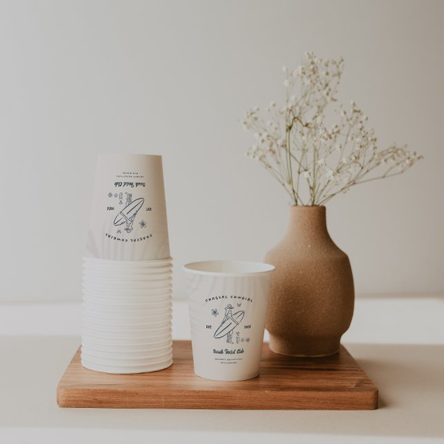 Vasos De Papel Bachelorette Coastal Cowgirl (Subido por el creador)