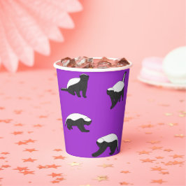 Vasos De Papel Badgers de miel