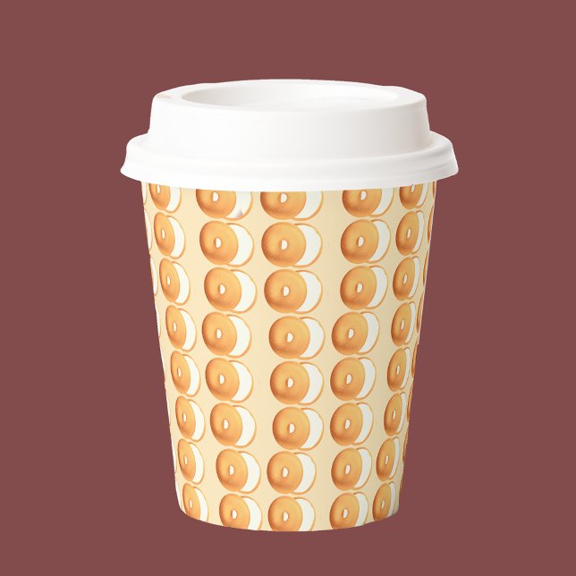 Vasos De Papel Bagels y nata (Subido por el creador)