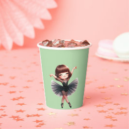 Vasos De Papel Bailarina de ballet