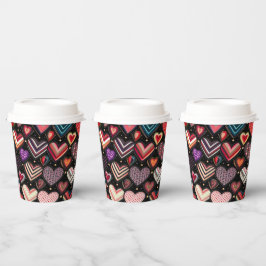 Vasos De Papel Baile en nombre del amor