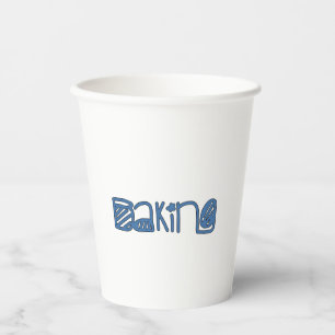 Vasos De Papel Baking Two-Tone