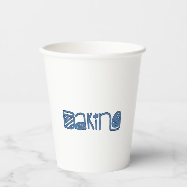 Vasos De Papel Baking Two-Tone (Anverso)