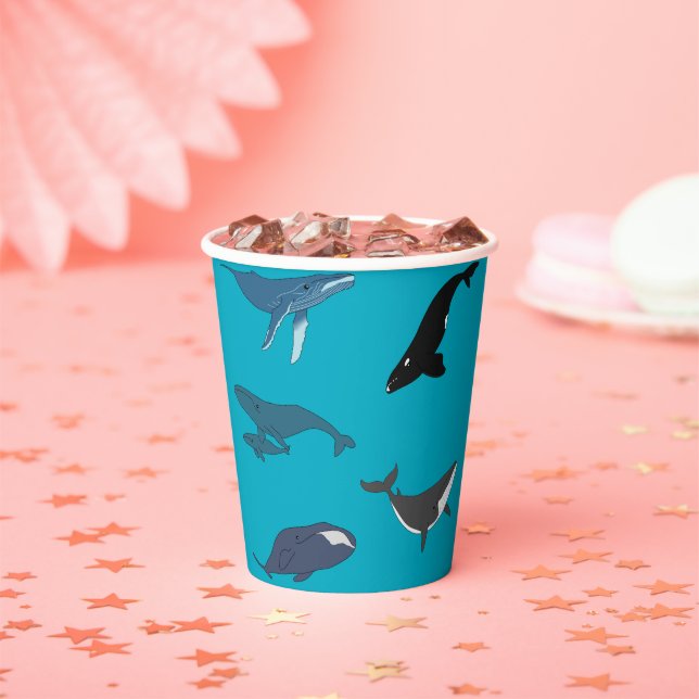 Vasos De Papel Ballenas (in situ)