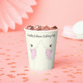 Vasos De Papel Ballerina Birthday Party
