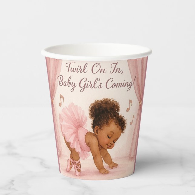 Vasos De Papel Ballerina in the Making (Anverso)