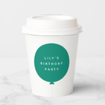 Balón minimalista | Fiesta de cumpleaños de Green