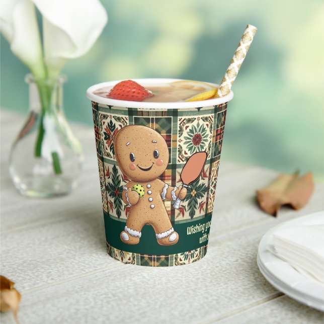Vasos De Papel Baloncesto 🎄 Gingerbread Dink (in situ)