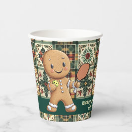 Vasos De Papel Baloncesto 🎄 Gingerbread Dink