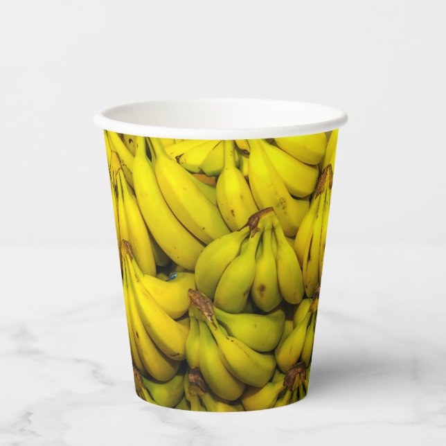 Vasos De Papel Banana Bunches (Anverso)