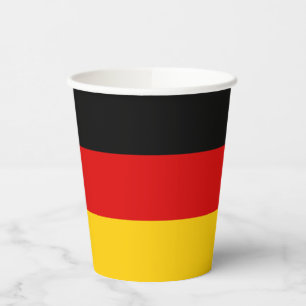 Vasos De Papel Bandera alemana