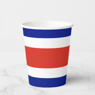 Vasos De Papel Bandera Civil de Costa Rica