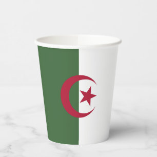 Vasos De Papel Bandera de Argelia