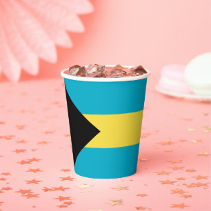 Vasos De Papel Bandera de Bahamas