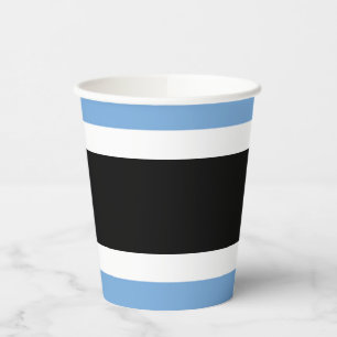 Vasos De Papel Bandera de Botsuana