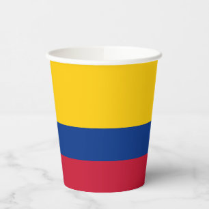 Vasos De Papel Bandera de Colombia