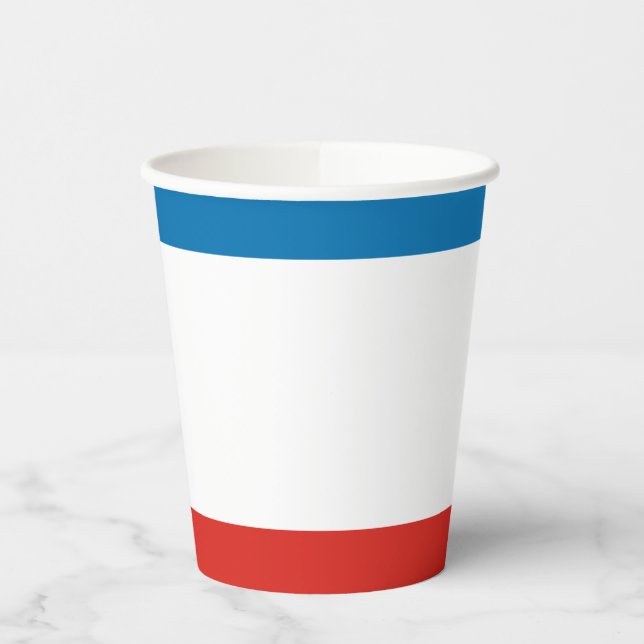 Vasos De Papel Bandera de Crimea (Izquierda)