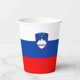 Vasos De Papel Bandera de Eslovenia