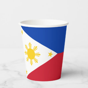 Vasos De Papel Bandera de Filipinas
