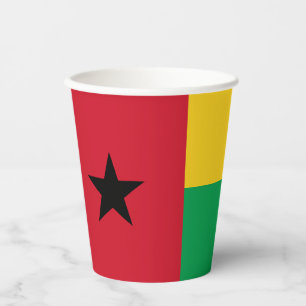 Vasos De Papel Bandera de Guinea Bissau