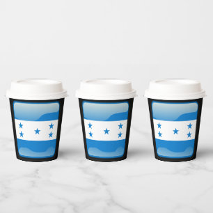Vasos De Papel Bandera de Honduras