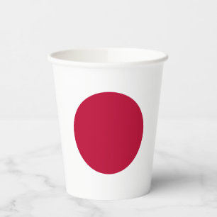 Vasos De Papel Bandera de Japón