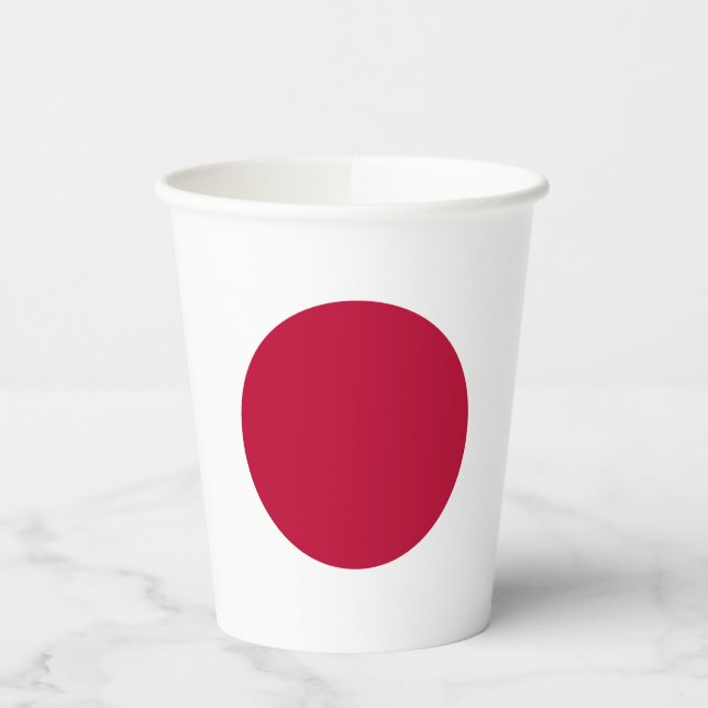 Vasos De Papel Bandera de Japón (Izquierda)