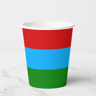 Vasos De Papel Bandera de la República de Karelia
