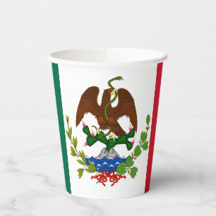 Vasos De Papel Bandera de la República Mexicana: 1824-1835, Santa