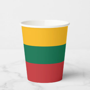 Vasos De Papel Bandera de Lituania