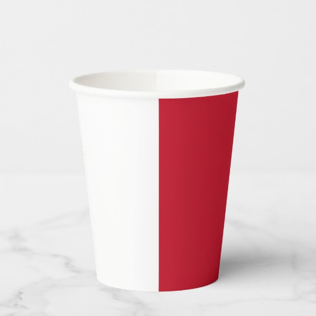 Vasos De Papel Bandera de Malta (Izquierda)