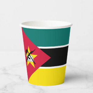 Vasos De Papel Bandera de Mozambique