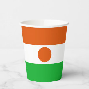 Vasos De Papel Bandera de Níger