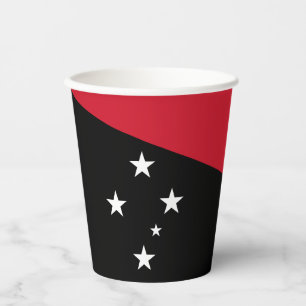 Vasos De Papel Bandera de Papúa Nueva Guinea